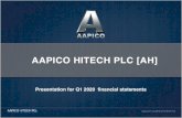 AAPICO HITECH PLC [AH] - listed companyah.listedcompany.com/misc/slides/20200529-ah-oppday-1q2020.pdf · 29.05.2020  · WORLD-CLASS CORPORATION ... DANA 4% AAT** 6% CONTINENTAL 8%