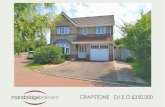 CRAPSTONE O.I.E.O £350,000€¦ · ovens; telephone point; Neff gas hob with extractor over; Franke single drainer with mixer tap; Bosch integrated dishwasher; integrated fridge;