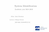 System identification Cost Model - Vrije Universiteit Brusselhomepages.vub.ac.be/.../slides_introduction_to_system_identification… · System identification Goal A statistical framework
