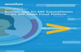 Human Capital Management Business apps for SAP ...€¦ · automatically check data in SAP SuccessFactors Employee Central or SAP® ERP Human Capital Management against predefined