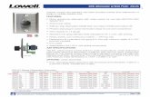 Model Series 25LVC - Lowell Manufacturing · 09.22.16] Page 1/2 Model Series 25LVC Volume Controls Compact, easy-install volume controls with rotary switch provide precise level adjustment