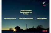 Slide 1 Astronomical Institute University of Bern · Slide 14 Astronomical Institute University of Bern Anwendung: Schwerefeldbestimmung Schwereanomalien (in mgal) … räumliche