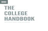 THE COLLEGE HANDBOOK - WordPress.com€¦ · Choosing a career It’s smart to have some direction regarding the types of careers you may be interested in when choosing your college.