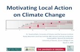 Motivating Local Action on Climate Change€¦ · 2007. Assessment of adaptation practices, options, constraints and capacity. Climate Change 2007: Impacts, Adaptation and Vulnerability.