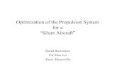Optimization of the Propulsion System for a “Silent Aircraft”dspace.mit.edu/.../contents/projects/3silent_aircraft.pdf · The “Silent Aircraft” project • Objective – Reduce