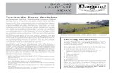 BARUNG LANDCARE NEWS · December 2006 – January 2007 BARUNG LANDCARE NEWS Fencing, that is, of the wire and posts variety rather than that practiced by Zoro and others (often in