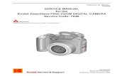SERVICE MANUAL for the Kodak EasyShare P850 ZOOM … · SERVICE MANUAL for the Kodak EasyShare P850 ZOOM DIGITAL CAMERA Service Code: 7648 Important Qualified service personnel must