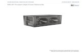 OPERATING INSTRUCTIONS CONCERT SERIES 600-HP Compact … · OPERATING INSTRUCTIONS CONCERT SERIES 600-HP Compact High-Power Subwoofer Keep these important operating instructions.