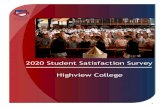 2020 Student Satisfaction Survey Highview College€¦ · Highview College . 2020 Student Satisfaction Survey . Highview College . 3 . The National School Surveys organisation is