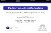 Dipolar dynamos in stratified systemspresentations.dynamos2015.de/raynaud_r.pdf · Introduction ModellingAxial dipolesConclusion Dipolar dynamos in stratiﬁed systems Raphaël Raynaud,