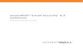 SonicWall® Email Security 9.2 Software · This Getting Started Guide contains installation procedures and configuration guidelines for installing the SonicWall Email Security 9.2