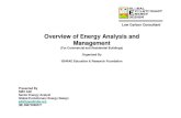 Overview of Energy Analysis and Managementgeedindia.org/presentations/ierf-lecture-28april.pdf · (For Commercial and Residential Buildings) Organized By ISHRAE Education & Research