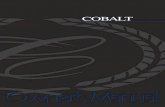 2003 Cobalt Owner's Manual · engines or accessories installed by persons or parties other than Cobalt Boats; (3) windshield leakage, upholstery damage, carpet damage and gelcoat