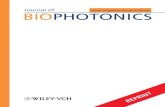 Journal of BIOPHOTONICS - City College of New York€¦ · BIOPHOTONICS Near infrared (NIR) continuous wave laser radiation at the 1,450 nm wavelength was used to weld porcine aorta