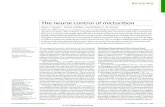 The neural control of micturitionneuroyates.com/honorshumanphysiology/PDFs/voiding.pdf · tion, micturition is under voluntary control and depends on learned behaviour that develops