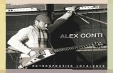 ALEX CONTI Uli Twelkermigmusicshop.com/UserFiles/Media/MIG_00582_3_CD_Alex_Conti... · ALEX CONTI Reminiscing for the RETROSPECTIVE Uli Twelker Alex Conti: R E T R O S P E K T I V