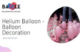 Helium Balloon - Balloon Decoration – Birthday Balloon: