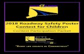 Contest Participation Packet - WordPress.com · Categories: The three categories for the 2018 poster contest are K-1, 2-4, and 5-6. 3. Deadline: To be eligible for the contest, all