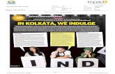 The Indian Express - Indulge Page No: Type: 16 Supplement ... · still a place for Tagore songs, Nazrul songs or Shyama Sangeet. There's a huge space for Bangla rock, Indian classical
