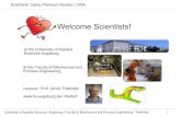 Welcome Scientists!hs-augsburg.de/~thalhof/downloads/forscherinnencamp13.pdf · 1.3Some more Properties ndt.net Steel or aluminum: In all directions the same properties. Scientists'