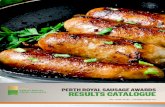PERTH ROYAL SAUSAGE AWARDS RESULTS CATALOGUE€¦ · Society of WA would like . to thank all of our judges, stewards and volunteers that assisted in making the 2018 Perth Royal Sausage