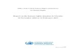 Report on the human rights situation in Ukraine 16 ... · injuries (26 women and a girl, 69 men and a boy, and eight adults and two children whose 1 OHCHR report on the human rights