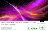 Assessment Of Medical Devices In Low- Income Settings€¦ · Département de Génie Biomédical Department of Biomedical Engineering. Our challenges for the health system in Benin.