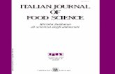 Chiriotti Editori archivio/IJFS213.pdf · Ital. J. Food Sci. n. 3, vol. 21 - 2009 253 ITALIAN JOURNAL OF FOOD SCIENCE (RIVISTA ITALIANA DI SCIENZA DEGLI ALIMENTI) Property of the