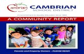 CAMBRIAN · Provided as a public service for your information only, from Cambrian School District. Cambrian School District 4115 Jacksol Drive San Jose, CA 95124 Safety First. Over
