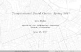 Computational Social Choice: Spring 2017 · of preference aggregation. Take the following preference pro le: a ˜b ˜c c ˜a ˜b b ˜c ˜a I for each a and b: add proposition p a˜b