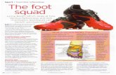 Vertical Reflexology – Vertical Reflex Therapy (VRT)€¦ · Sport I Touchline reflexology The foot squad Lynne Booth, MFHTr looks at how Vertical Reflexology and new mobilisation