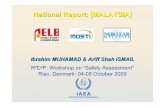Ibrahim MUHAMAD & Ariff Shah ISMAIL€¦ · Ibrahim MUHAMAD & Ariff Shah ISMAIL R²D²P: Workshop on “Safety Assessment” Riso, Denmark; 04-08 October 2009. IAEA Report Outline