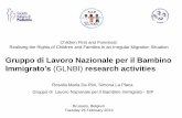 Immigrato’s (GLNBI) research activities · The Italian Republic Constitution acknowledge human rights independently of citizenship (art.2), overall the right to health (art. 32)