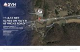 +/-3.45 NET ACRES ON HWY 11 AT WICKS ROAD€¦ · +/-3.45 NET ACRES ON HWY 11 AT WICKS ROAD | HIGHWAY 11 & WICKS ROAD TRAVELERS REST, SC 29690 SVN | Southern Commercial Real Estate,