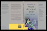 The Ideological Origins of the Modern - Harvard University€¦ · Thought Foundations of Modern International Thought DavID arMITage a r MIT age Between the early seventeenth and