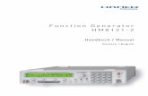 Function Generator HM8131-2 - PEWA€¦ · HAMEG Instruments GmbH déclare la conformite du produit Bezeichnung / Product name / Designation: Frequenzgenerator/Function Generator