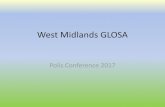 West Midlands GLOSA - Polis Network€¦ · West Midlands GLOSA Polis Conference 2017. Overview GLOSA project is funded by UK Department for Transport (DfT) Greenwave project is funded