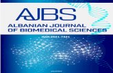 AJBS web · ORIGINAL ARTICLES Albanian Journal of Biomedical Science 2017, Volume I 2 ISSN 2521-7321 inflammatory, and immunomodulatory effects (Al‐ Shaher, et al. 2004; Scazzocchio,