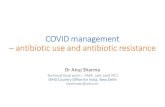 Covid management - antibiotic use and antibiotic resistance · Microsoft PowerPoint - Covid management - antibiotic use and antibiotic resistance Author: CSE Created Date: 6/10/2020