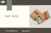 Soap boxes with Printed logo & Design in UK
