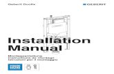 Installation Manual - HORNBACH€¦ · Geberit Duofix Installation Manual Montageanleitung Instructions de montage Istruzioni per il montaggio