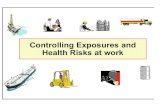 Controlling Exposures and Health Risks at workcourses.washington.edu/envh557/protected/2006/557_Exposure_Con… · control health risks to ALARP? Medium or High Risk Low Risk Yes