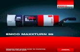 EMCO MAXXTURN 95 - Online Expo · Compact and low-maintenance 5 ChIp CONvEYOR Hinged-type conveyor Ejection height 1150 mm (45.3") 350-liter coolant volume Included in the basic model
