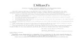 Dillard - s22.q4cdn.com€¦ · DILLARD’S, INC. 1600 CANTRELL ROAD LITTLE ROCK, ARKANSAS 72201 Telephone (501) 376-5200 PROXY STATEMENT April 5, 2019 General The enclosed proxy