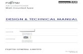 DESIGN & TECHNICAL MANUAL - Fujitsu klima uređaji · 19.06.2019  · air conditioner wall mounted type design & technical manual indoor asyg07kpca asyg09kpca asyg12kpca outdoor aoyg07kpca