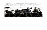 AFRICA : 17 FEVRIER 2017 : ( RD Congo : raid policier ...burundi-agnews.org/wp-content/uploads/2017/02/bur17022017.pdf · Herc, un NOIR Jamaïcain émigré aux USA ( dans le Bronx