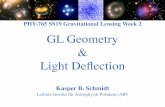 PHY-765 SS19 Gravitational Lensing Week 2 GL Geometry ... · K. B. Schmidt, kbschmidt@aip.de PHY-765 GL Week 2: April 17, 2019 • History of GL including early predictions including:-Light
