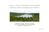 COAL VALLEY MINING EXPANSION PUBLIC DISCLOSURE … · Coal Valley Mine is committed to the continued development of coal reserves, particularly those in close proximity to existing