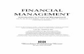 FINANCIAL MANAGEMENT Managem… · Introduction, EBIT & EPS Analysis, Types of Leverages: Operating Leverage, Financial Leverage & Composite Leverage, Relationship between Operating