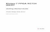 Kintex-7 FPGA KC724 IBERT - Xilinx€¦ · KC724 IBERT Getting Started Guide 7 UG931 (v3.0) October 23, 2013 Extracting the Project Files Extracting the Project Files The Vivado Design